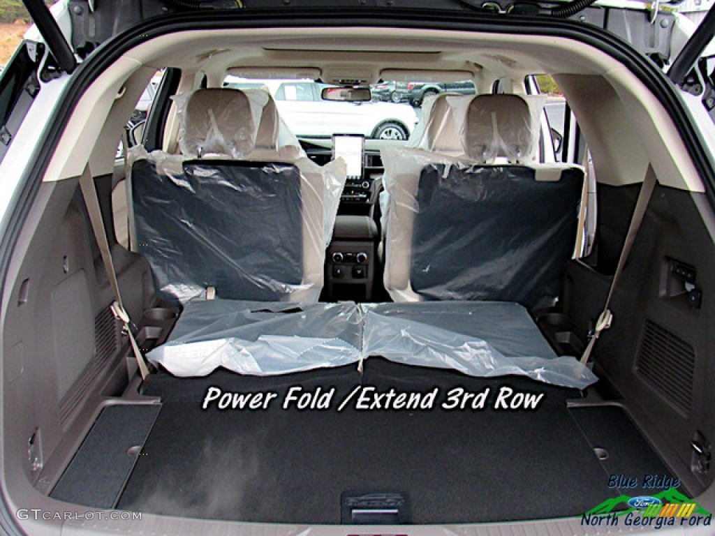 2020 Explorer Platinum 4WD - Star White Metallic Tri-Coat / Sandstone photo #15