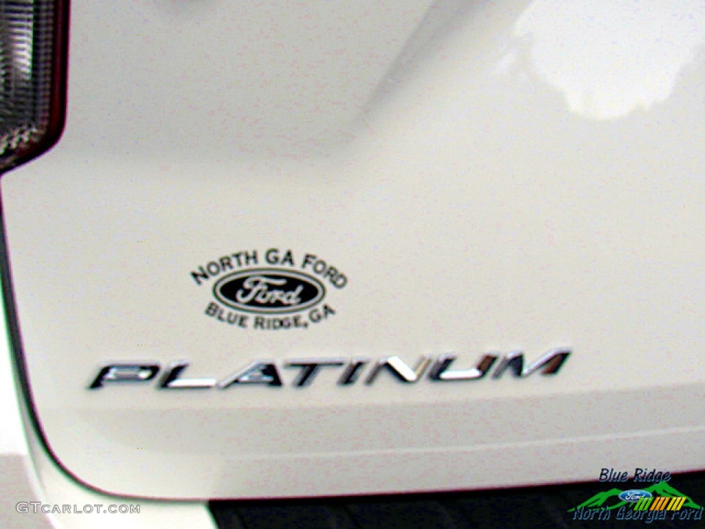 2020 Explorer Platinum 4WD - Star White Metallic Tri-Coat / Sandstone photo #38