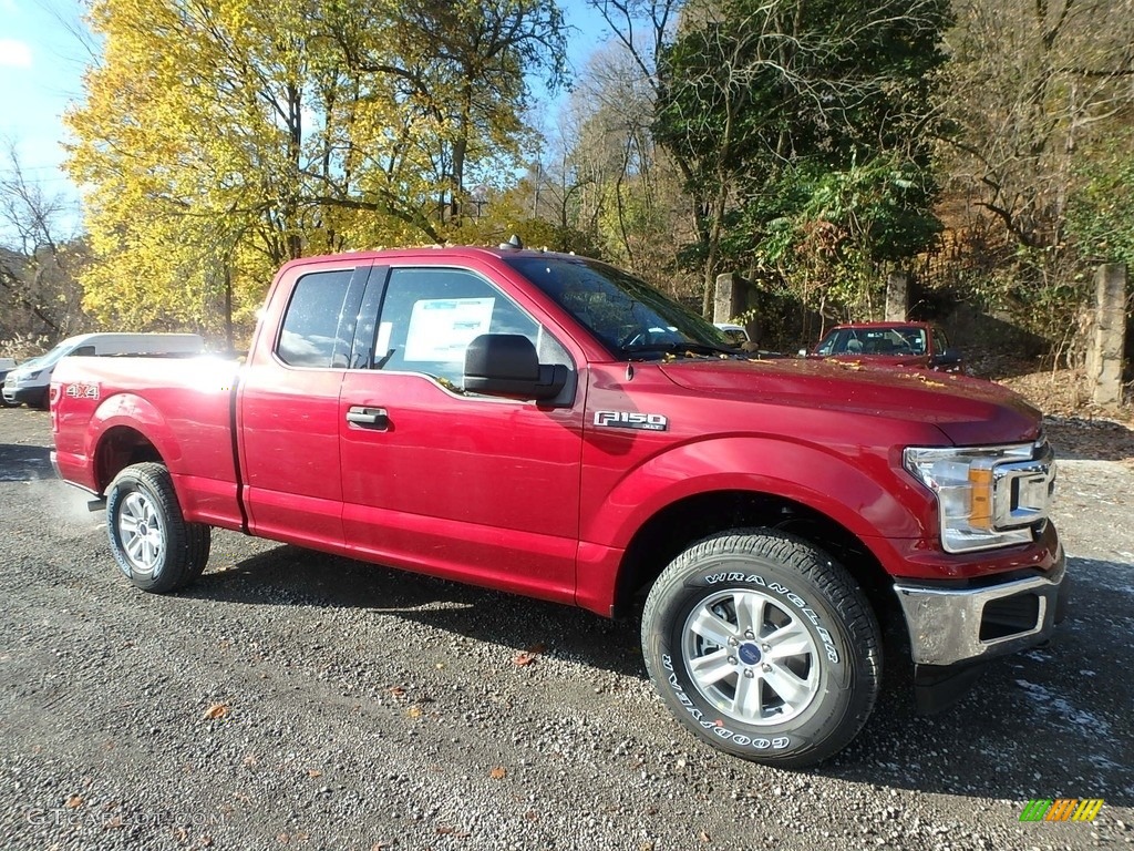 Ruby Red 2019 Ford F150 XLT SuperCab 4x4 Exterior Photo #135977885