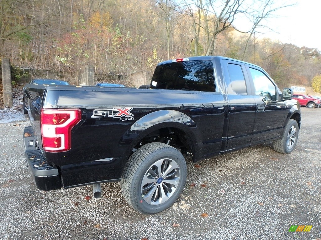 2019 F150 STX SuperCab 4x4 - Agate Black / Black photo #2