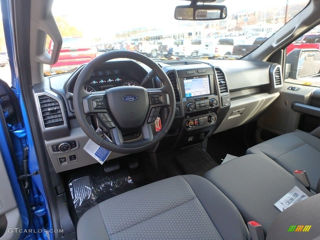 2019 F150 XLT SuperCrew 4x4 - Velocity Blue / Earth Gray photo #14