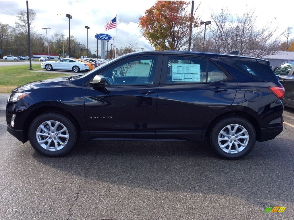 2020 Equinox LS AWD - Midnight Blue Metallic / Ash Gray photo #6