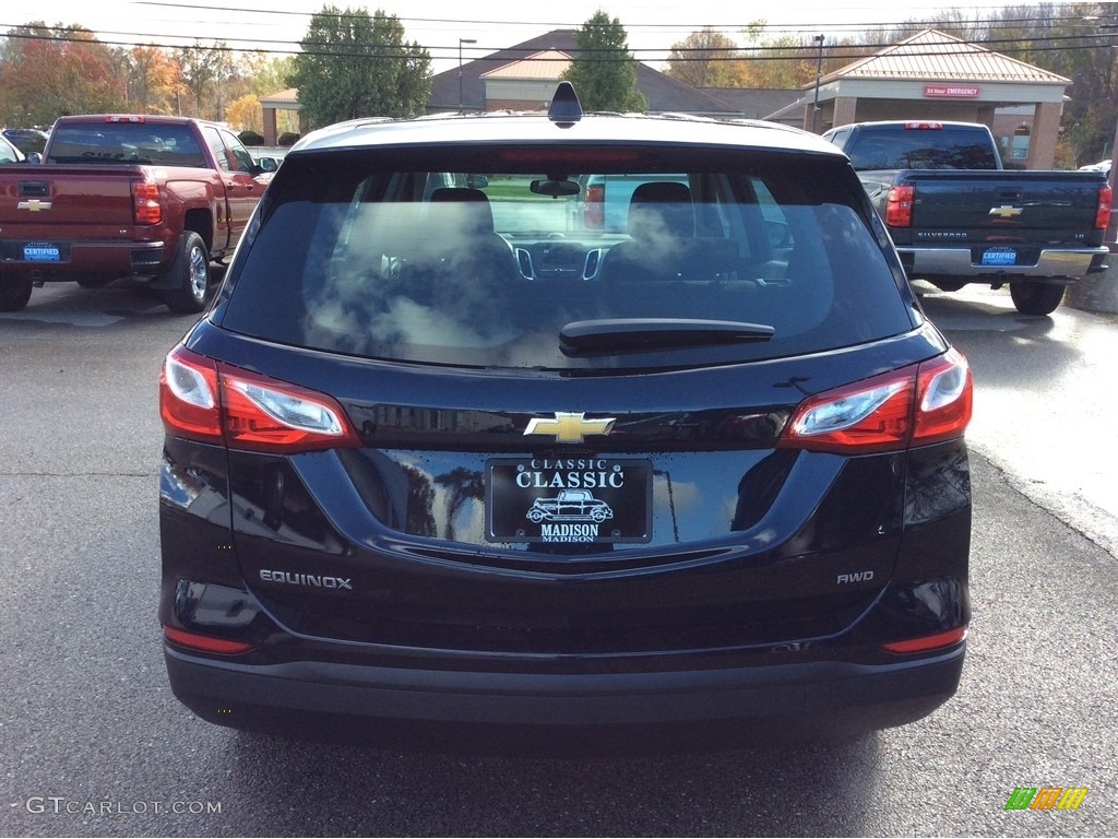 2020 Equinox LS AWD - Midnight Blue Metallic / Ash Gray photo #8