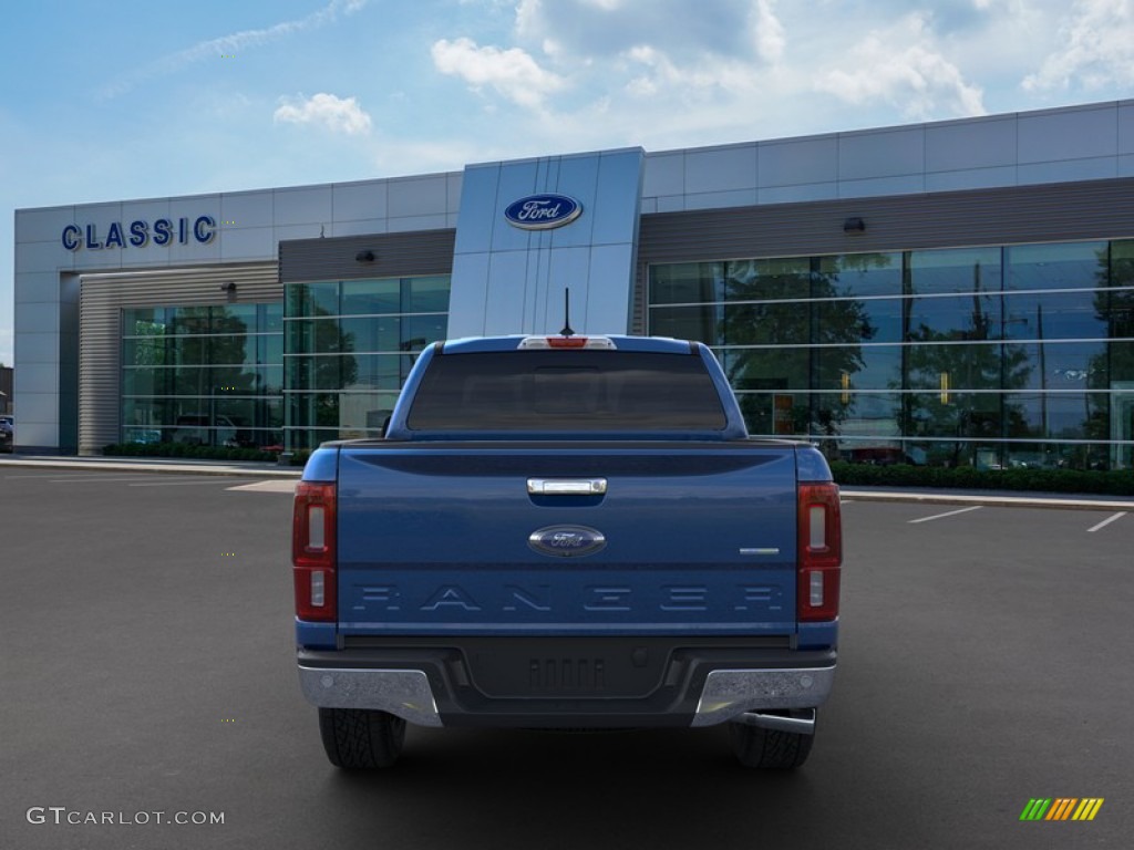 2019 Ranger XLT SuperCrew 4x4 - Lightning Blue Metallic / Medium Stone photo #5