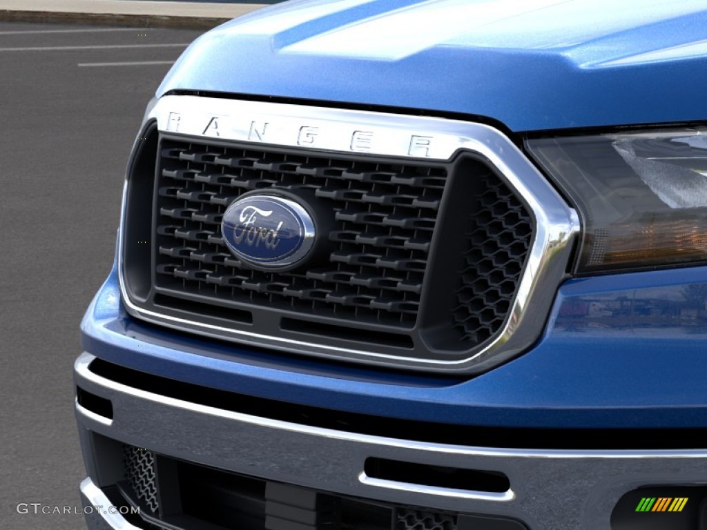 2019 Ranger XLT SuperCrew 4x4 - Lightning Blue Metallic / Medium Stone photo #17