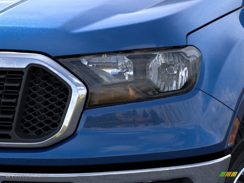 2019 Ranger XLT SuperCrew 4x4 - Lightning Blue Metallic / Medium Stone photo #18