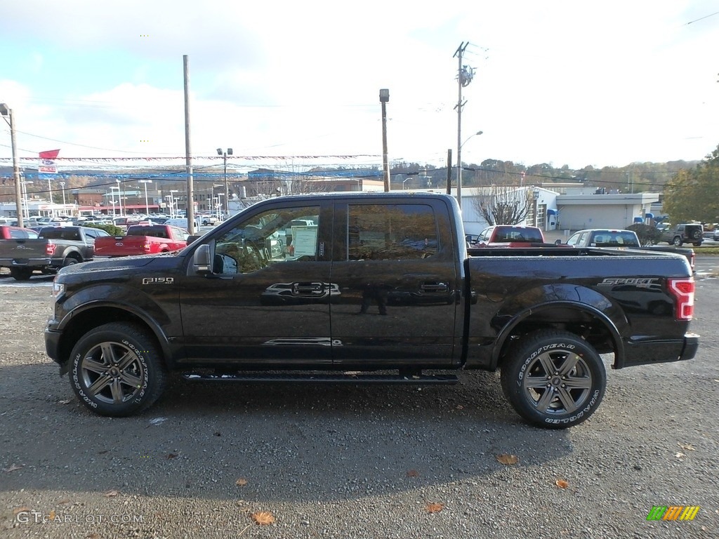 2020 F150 XLT SuperCrew 4x4 - Agate Black / Black photo #5