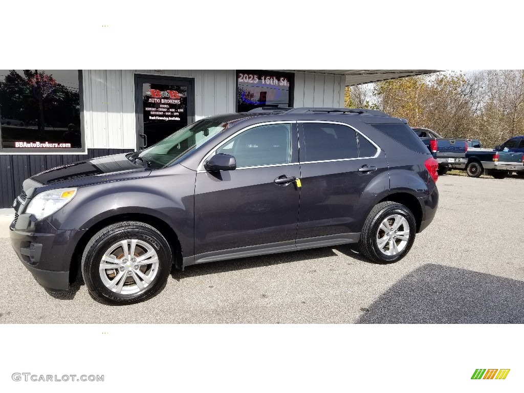 2013 Equinox LT - Ashen Gray Metallic / Light Titanium/Jet Black photo #12