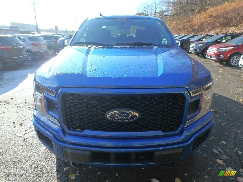 2020 F150 STX SuperCrew 4x4 - Velocity Blue / Black photo #7