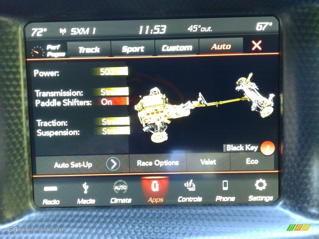 2019 Dodge Charger SRT Hellcat Controls Photo #135983894