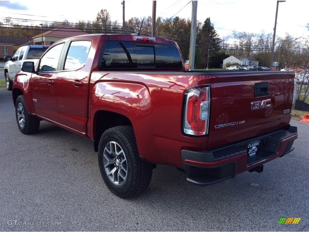 2020 Canyon SLE Crew Cab 4WD - Red Quartz Tintcoat / Jet Black photo #7