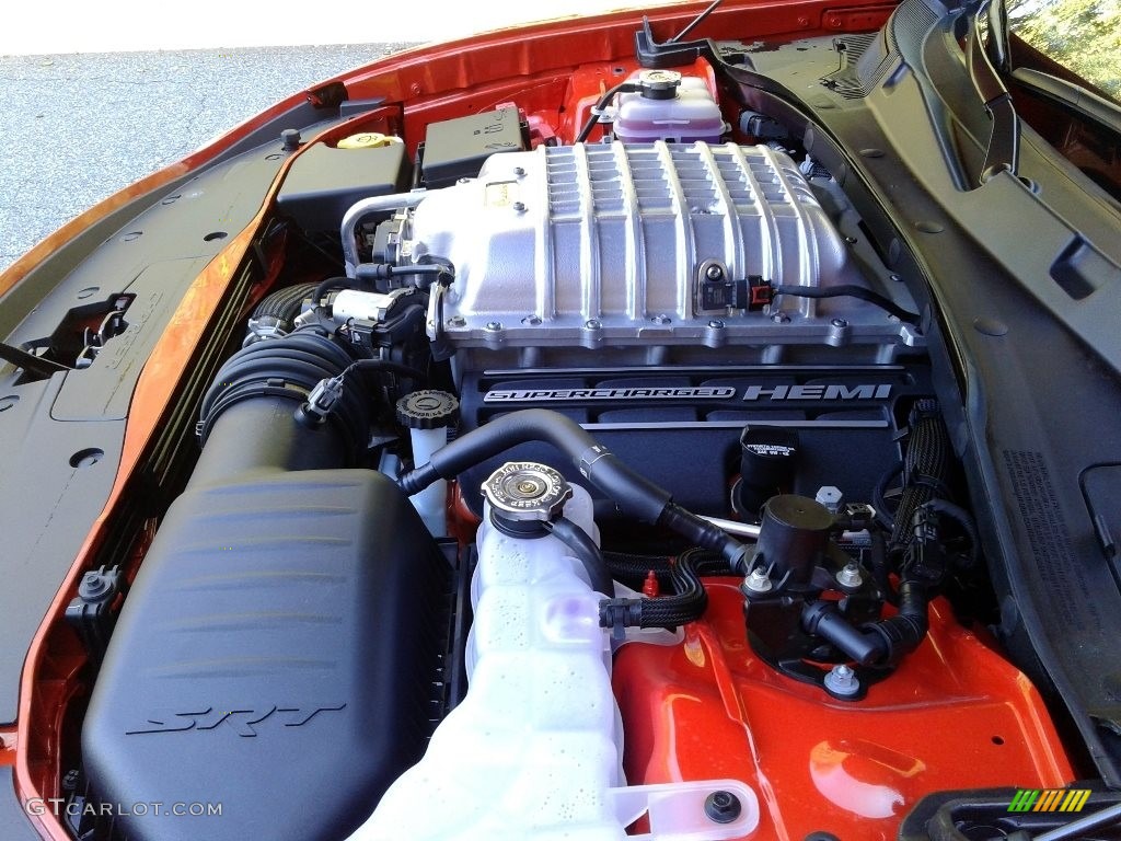 2019 Dodge Charger SRT Hellcat 6.2 Liter Supercharged HEMI OHV 16-Valve VVT V8 Engine Photo #135984110