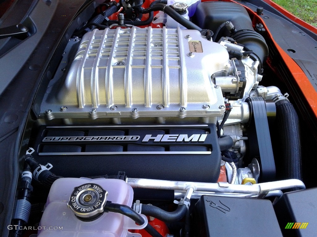 2019 Dodge Charger SRT Hellcat 6.2 Liter Supercharged HEMI OHV 16-Valve VVT V8 Engine Photo #135984170