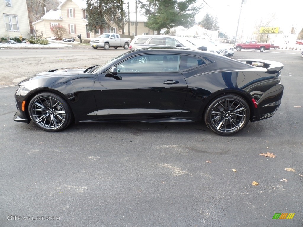 Black 2020 Chevrolet Camaro ZL1 Coupe Exterior Photo #135986405