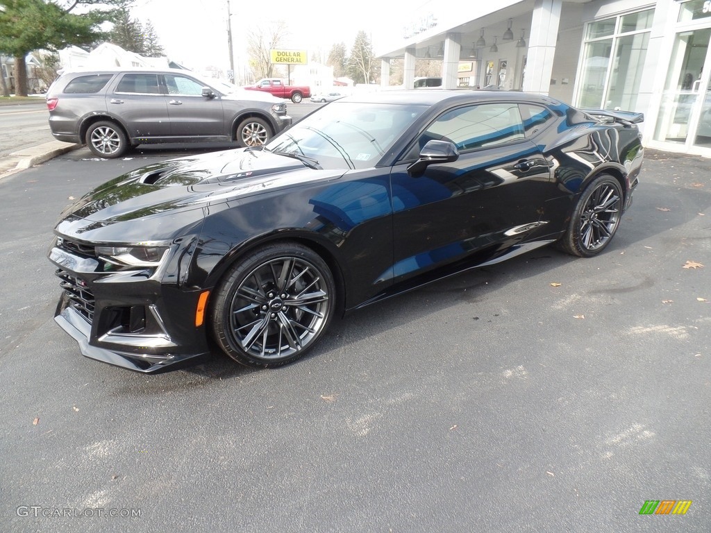 Black 2020 Chevrolet Camaro ZL1 Coupe Exterior Photo #135986432