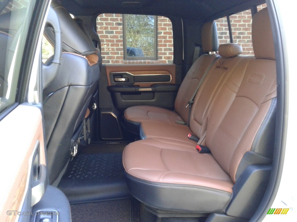 Black/Cattle Tan Interior 2019 Ram 2500 Laramie Longhorn Crew Cab 4x4 Photo #135987326