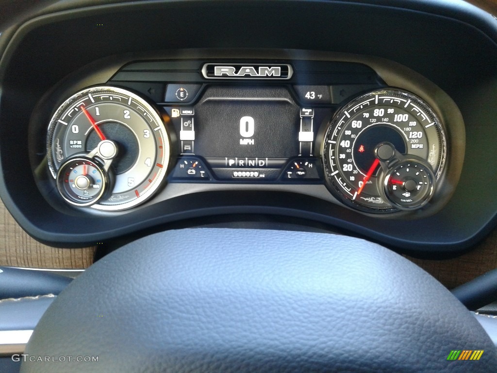 2019 Ram 2500 Laramie Longhorn Crew Cab 4x4 Gauges Photo #135987518