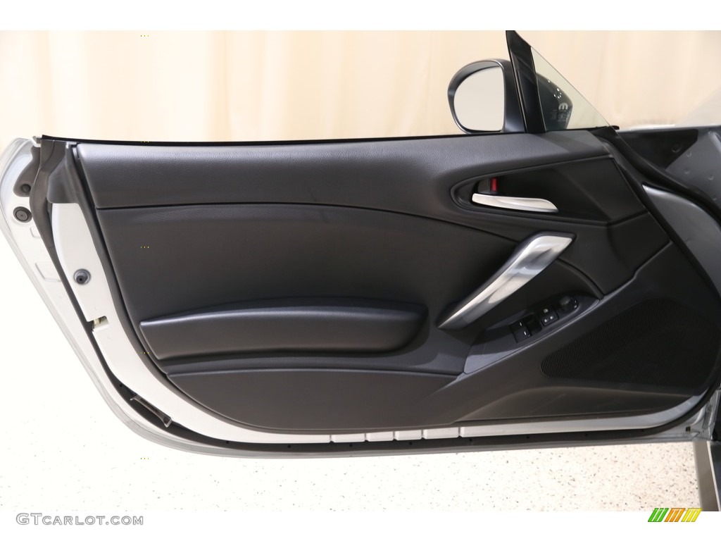 2018 Fiat 124 Spider Abarth Roadster Nero/Rosso Black/Red Door Panel Photo #135987806