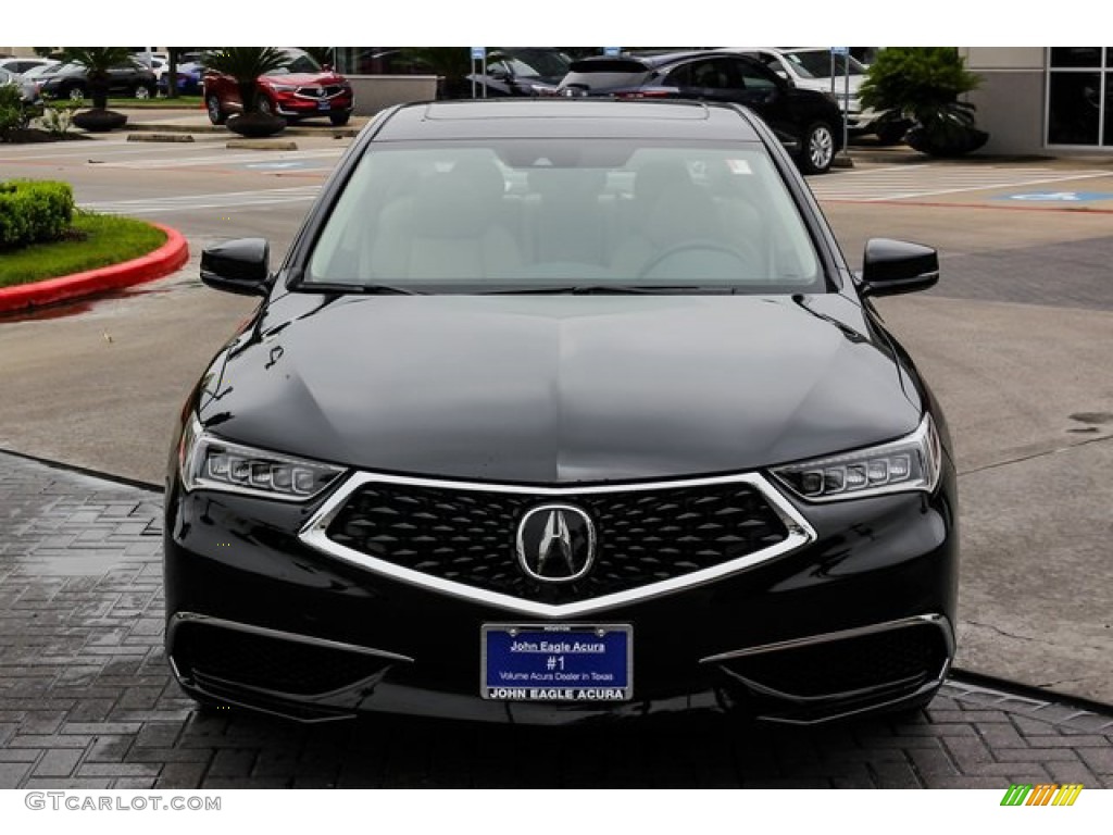 2020 TLX Sedan - Majestic Black Pearl / Parchment photo #2