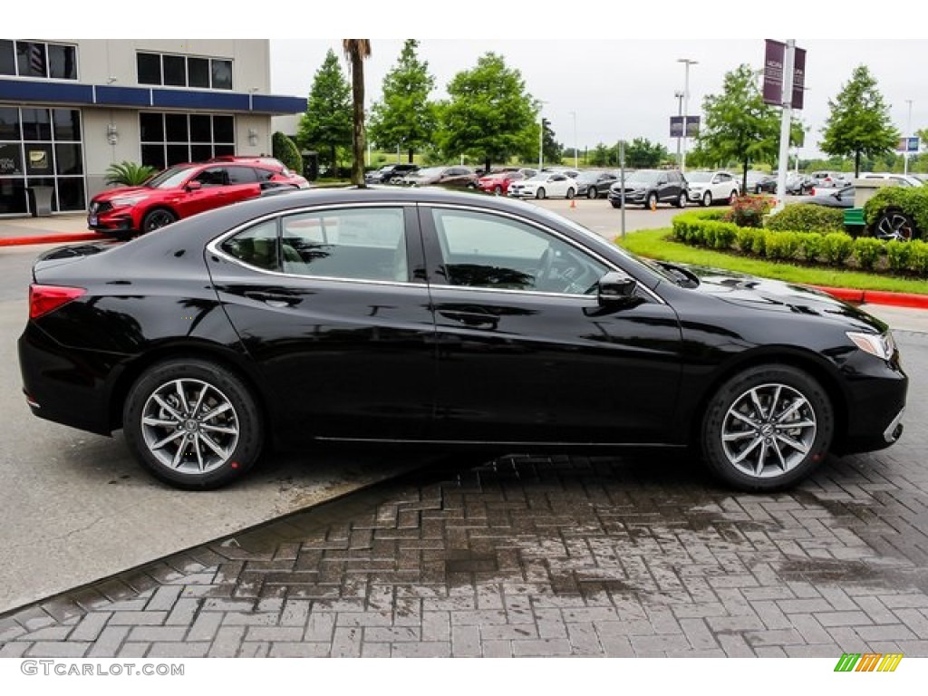 2020 TLX Sedan - Majestic Black Pearl / Parchment photo #8