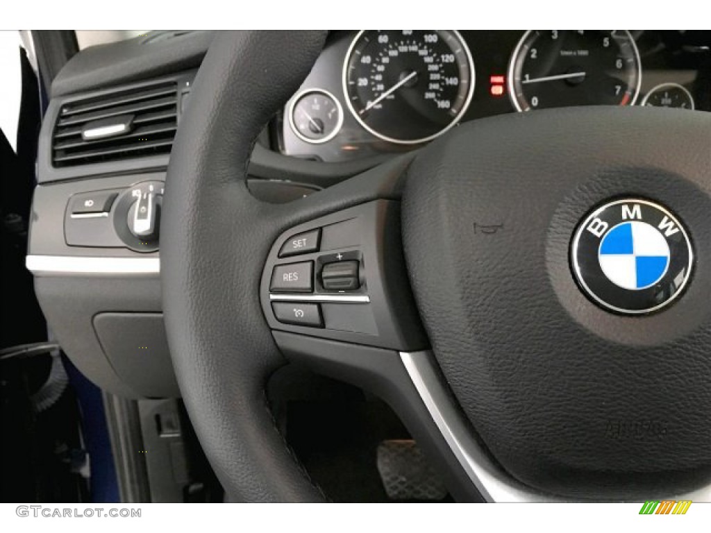 2017 X3 xDrive28i - Deep Sea Blue Metallic / Ivory White w/Red contrast stitching photo #14