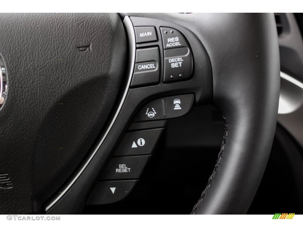 2020 Acura ILX Premium Ebony Steering Wheel Photo #135995567