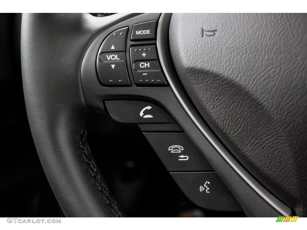2020 Acura ILX Premium Ebony Steering Wheel Photo #135995573