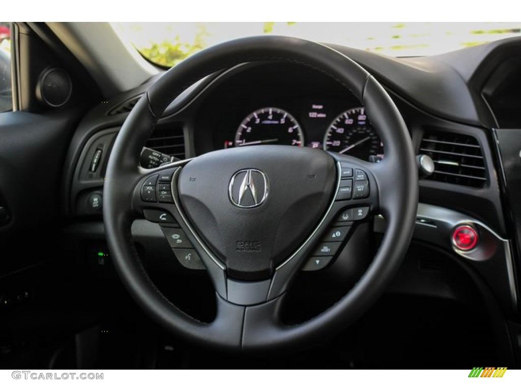 2020 Acura ILX Premium Ebony Steering Wheel Photo #135995843