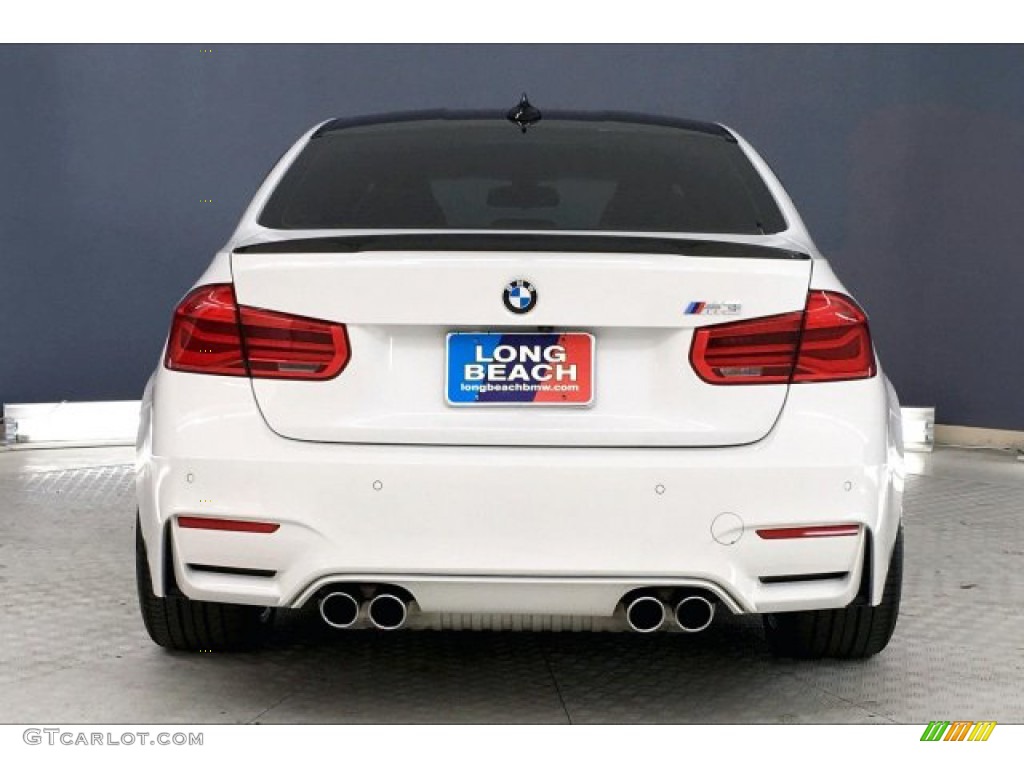 2018 M3 Sedan - Alpine White / Sakhir Orange/Black photo #3