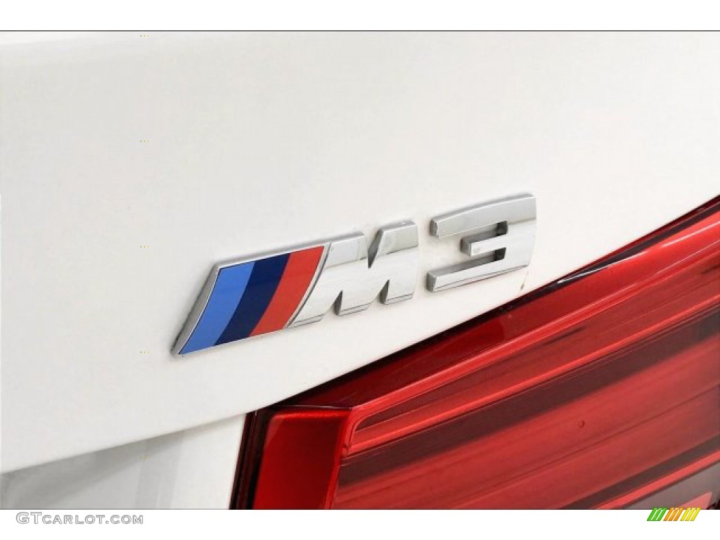2018 M3 Sedan - Alpine White / Sakhir Orange/Black photo #7