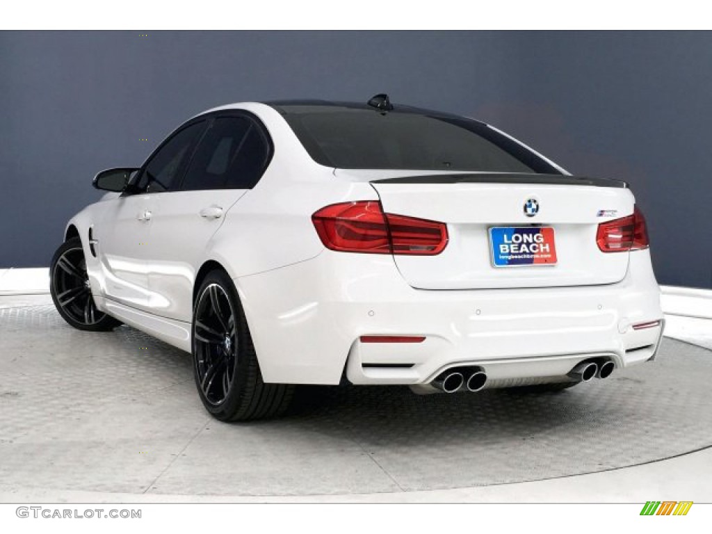 2018 M3 Sedan - Alpine White / Sakhir Orange/Black photo #10