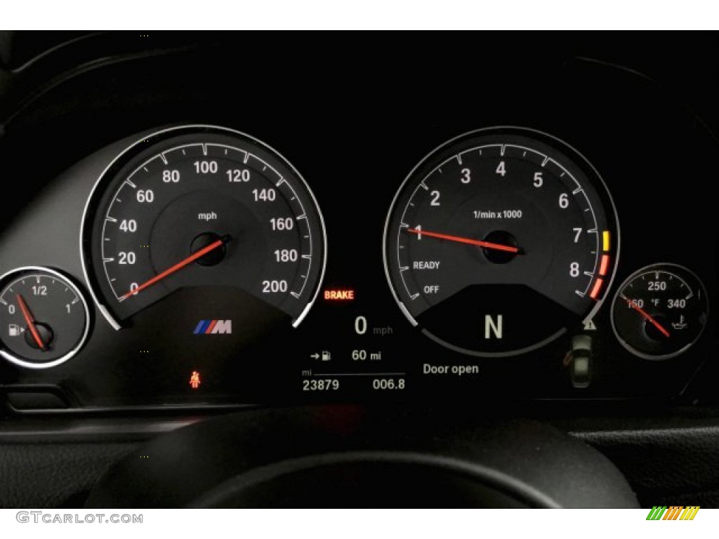 2018 M3 Sedan - Alpine White / Sakhir Orange/Black photo #16