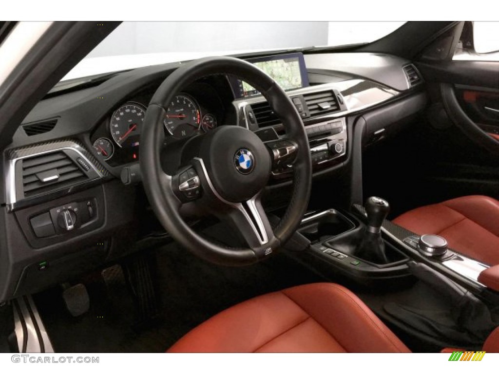 2018 M3 Sedan - Alpine White / Sakhir Orange/Black photo #17
