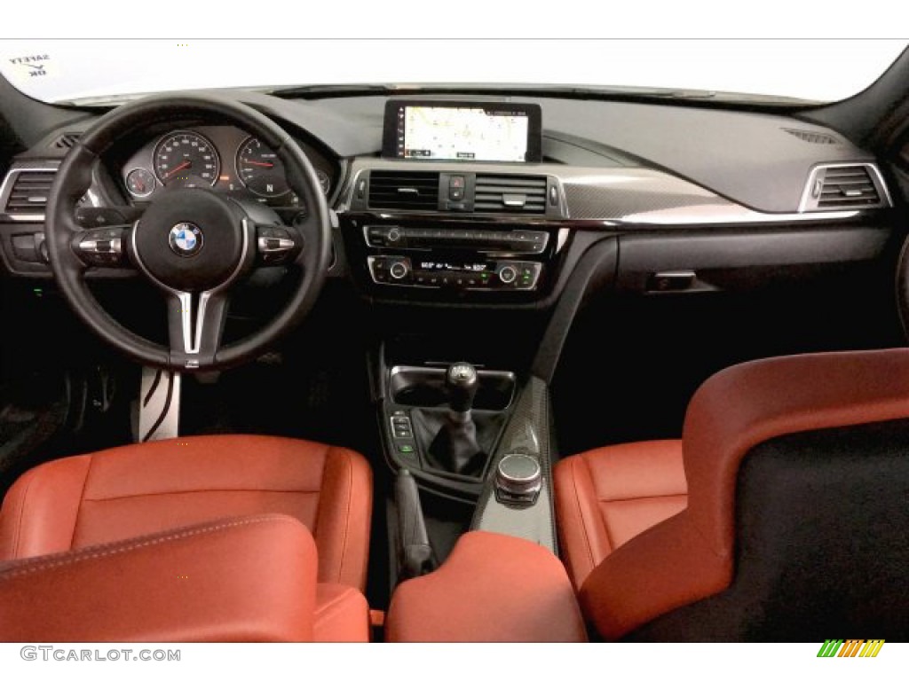 2018 M3 Sedan - Alpine White / Sakhir Orange/Black photo #20