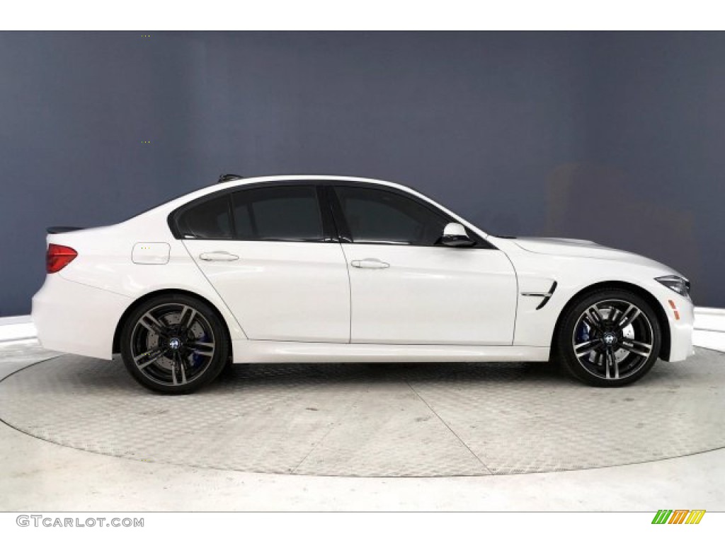 2018 M3 Sedan - Alpine White / Sakhir Orange/Black photo #30