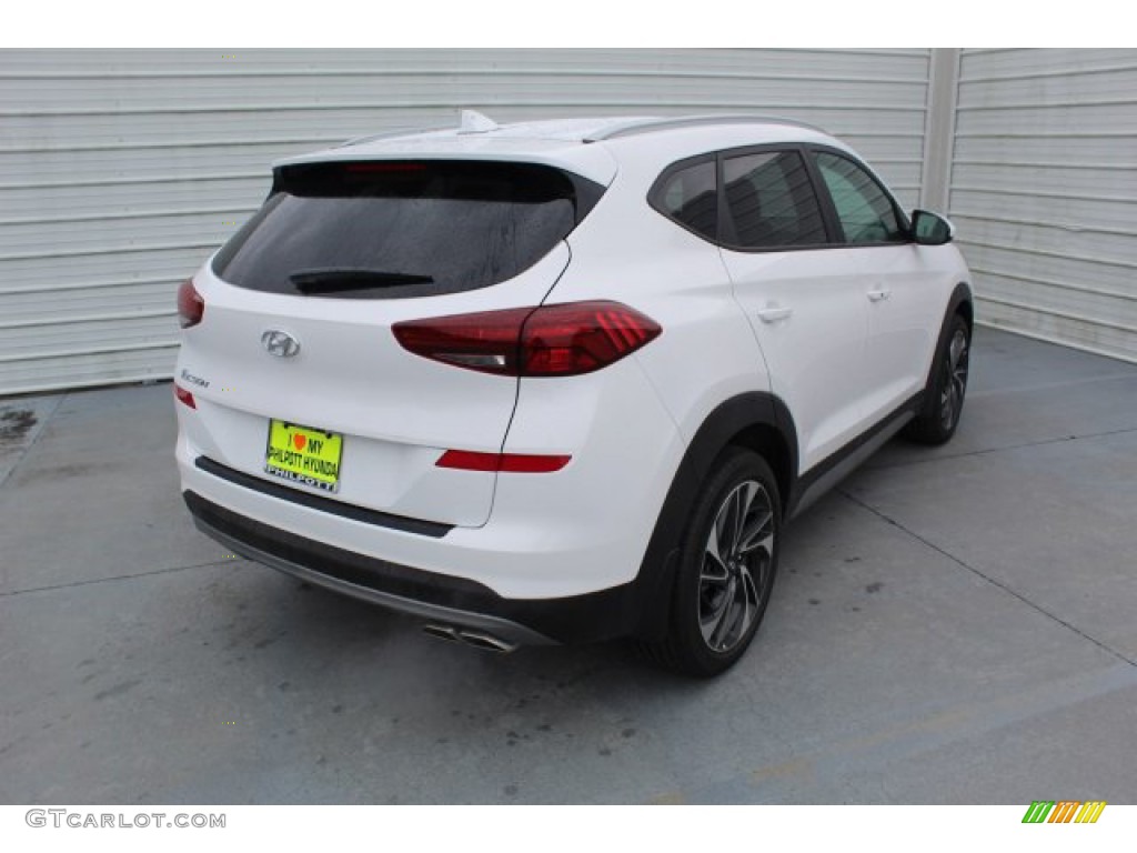 2020 Tucson Sport - Cream White Pearl / Gray photo #8