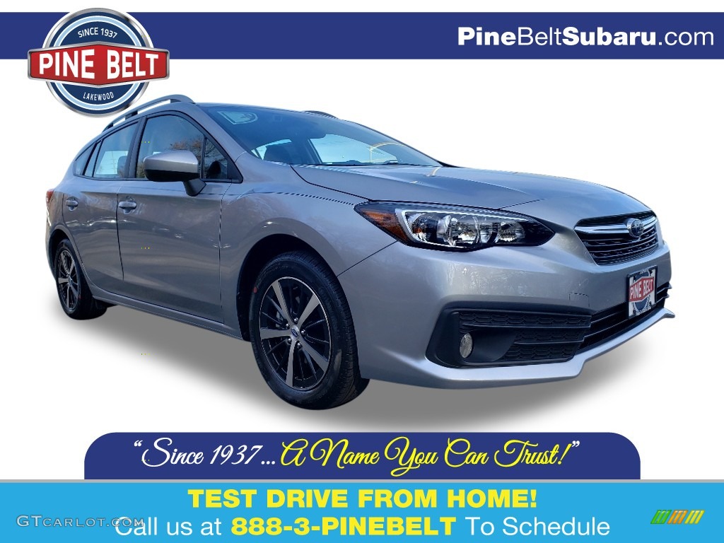 2020 Impreza Premium 5-Door - Ice Silver Metallic / Black photo #1