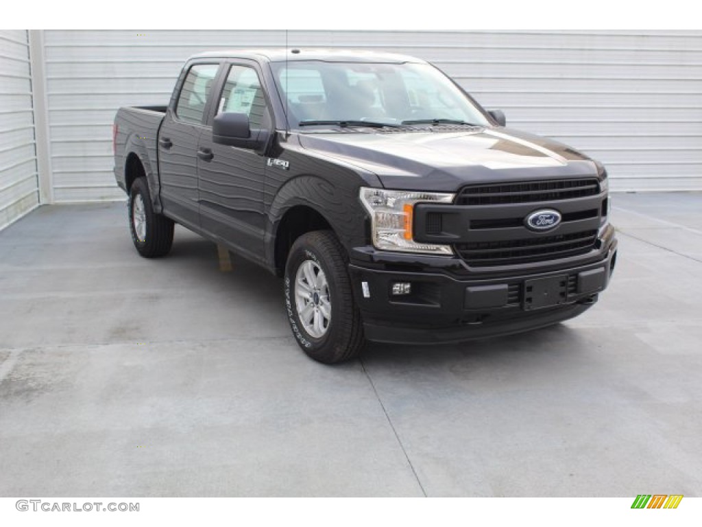 2019 F150 XL SuperCrew - Agate Black / Earth Gray photo #2