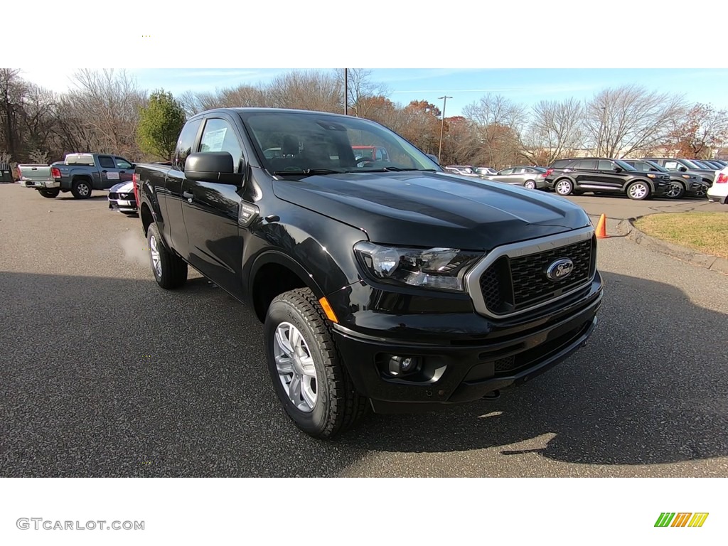 Shadow Black 2019 Ford Ranger XLT SuperCab 4x4 Exterior Photo #136003632