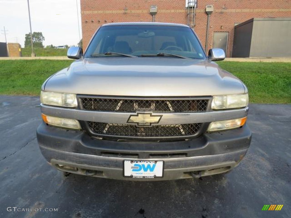 2002 Silverado 2500 LS Extended Cab 4x4 - Medium Charcoal Gray Metallic / Graphite photo #4
