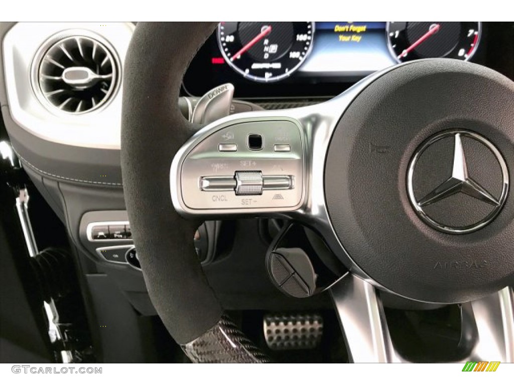 2020 Mercedes-Benz G 63 AMG designo Black Steering Wheel Photo #136005530