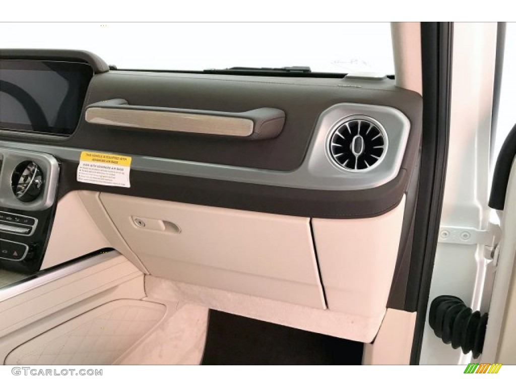 2020 Mercedes-Benz G 63 AMG designo Macchiato Beige/Espresso Brown Dashboard Photo #136005756