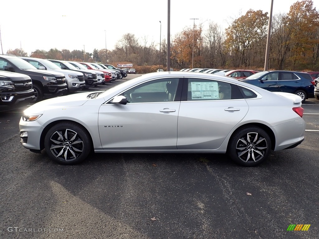 Silver Ice Metallic 2020 Chevrolet Malibu RS Exterior Photo #136006891