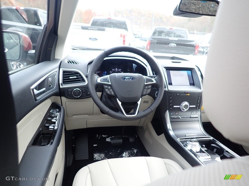 Soft Ceramic Interior 2020 Ford Edge Titanium AWD Photo #136006933