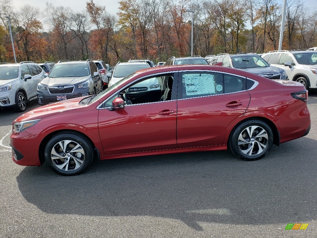 2020 Legacy 2.5i Premium - Crimson Red Pearl / Slate Black photo #3