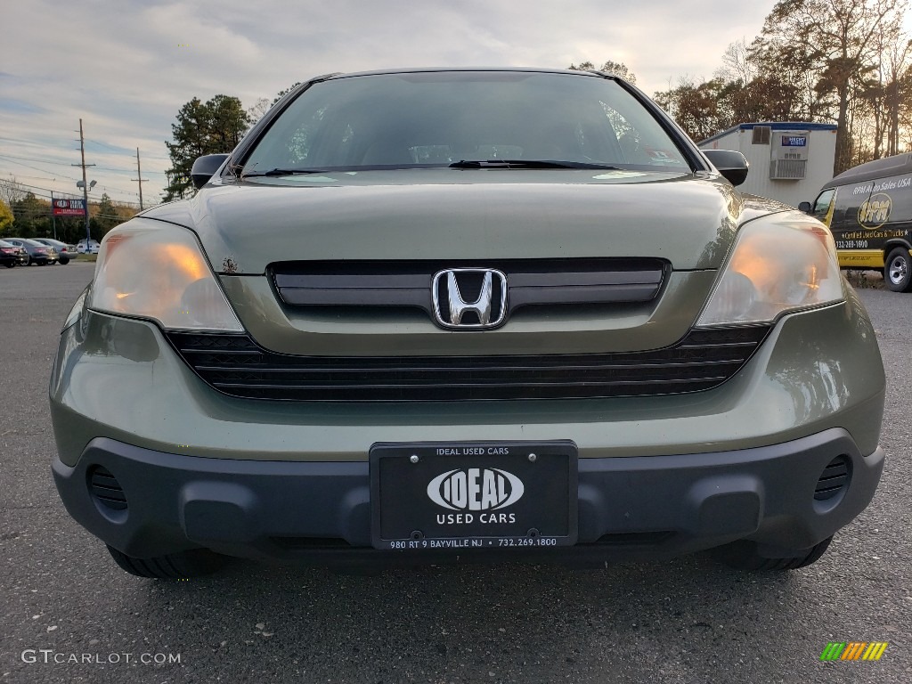 2009 CR-V LX 4WD - Green Tea Metallic / Ivory photo #2