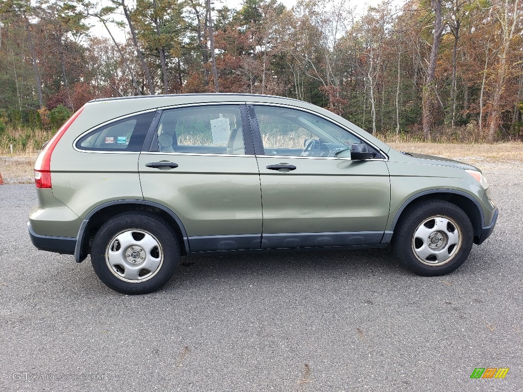 2009 CR-V LX 4WD - Green Tea Metallic / Ivory photo #5