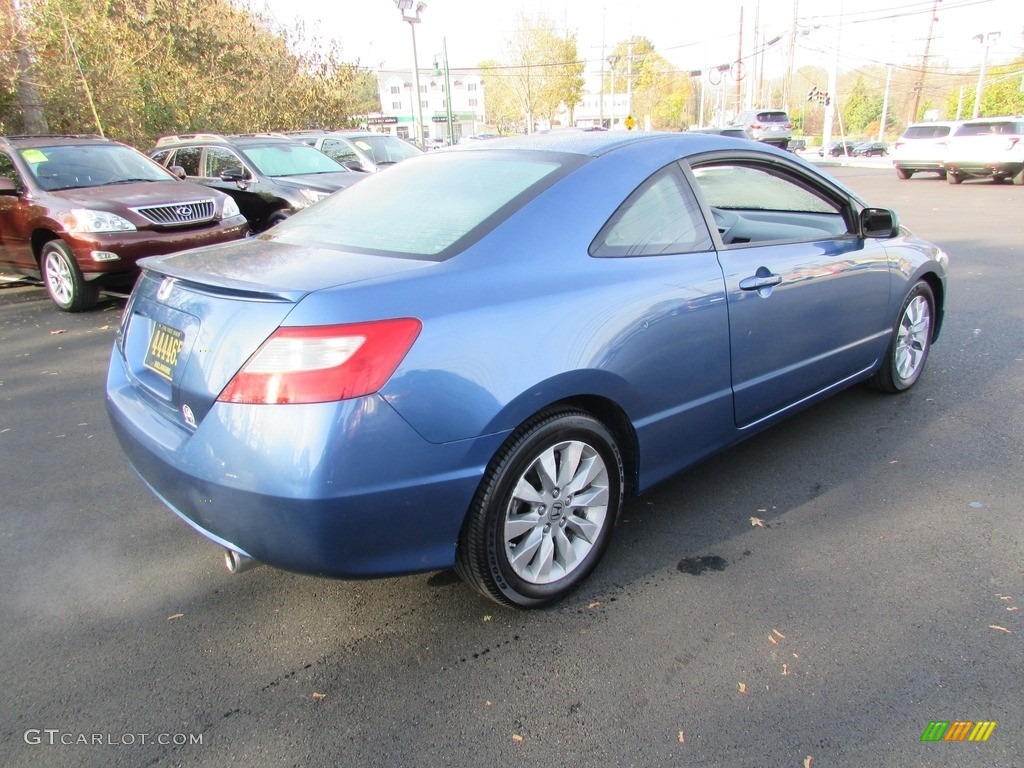 2010 Civic EX Coupe - Royal Blue Pearl / Gray photo #6