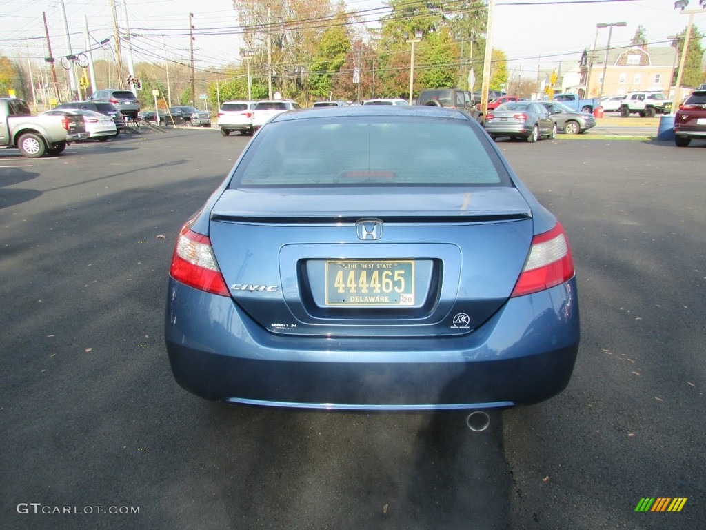 2010 Civic EX Coupe - Royal Blue Pearl / Gray photo #7