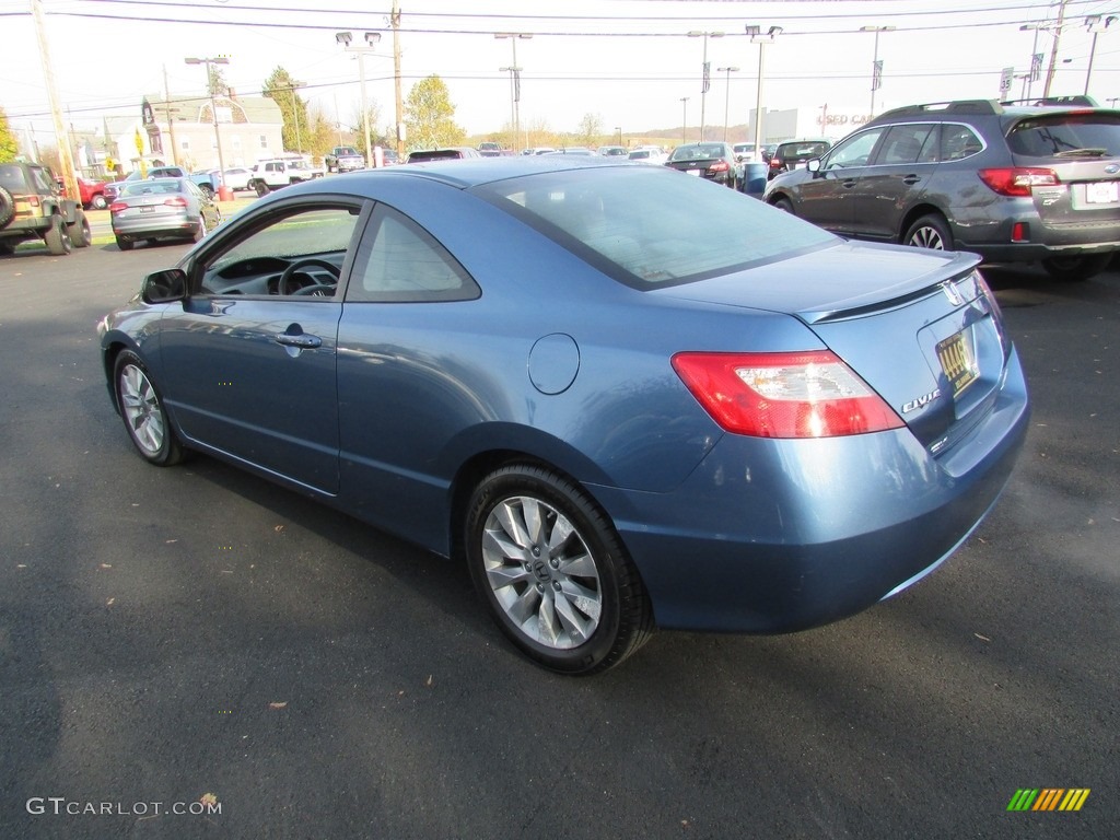 2010 Civic EX Coupe - Royal Blue Pearl / Gray photo #8